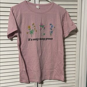 Target Pink Floral Graphic Tee